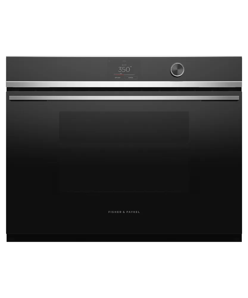 Fisher & Paykel OS30SDTDX1 Combination Steam Oven, 30", 23 Function Single Wall Ovens single oven with self-cleaning feature