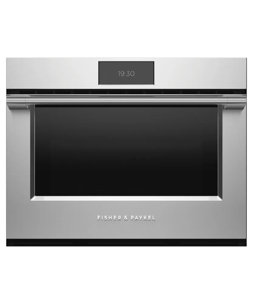 Fisher & Paykel OS30SPTX1 Combination Steam Oven, 30", 23 Function Single Wall Ovens single oven with self-cleaning feature