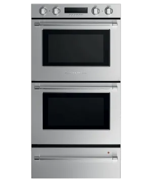 Fisher & Paykel WODV230N Double Oven, 30", 10 Function, Self-Cleaning Wall Ovens 27 inch wall oven built-in