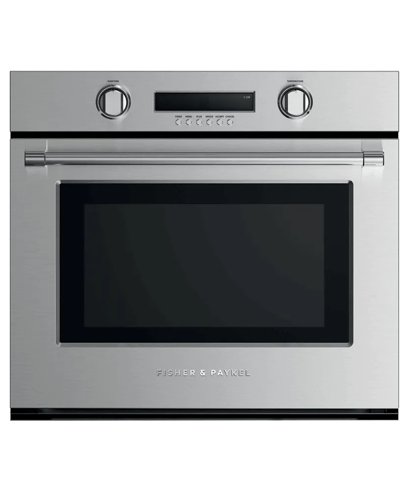 Fisher & Paykel WOSV230N Oven, 30", 10 Function, Self-Cleaning Single Wall Ovens electric wall oven with convection