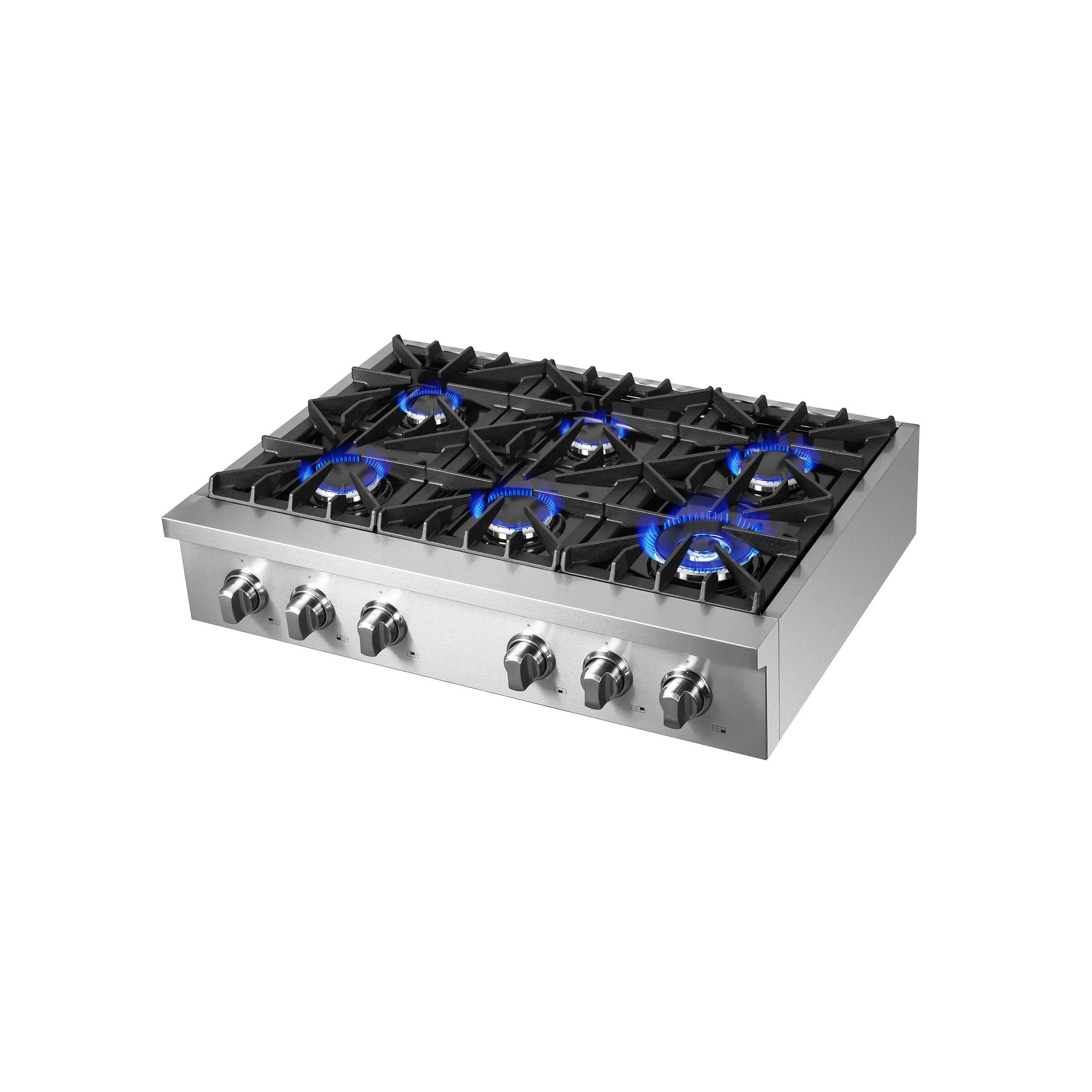Forno FCTGS573736 Forno Cossato Alta Qualita 36" Gas Rangetop Gas 4 burner gas range for kitchen
