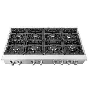 Forno FCTGS573748 Forno Cossato Alta Qualita 48" Gas Rangetop Cooktops ceramic electric cooktops