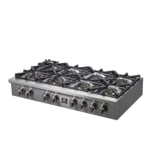 Forno FCTGS575148 Forno Spezia Alta Qualita 48" Pro-Style Gas Rangetop Cooktops ceramic electric cooktops