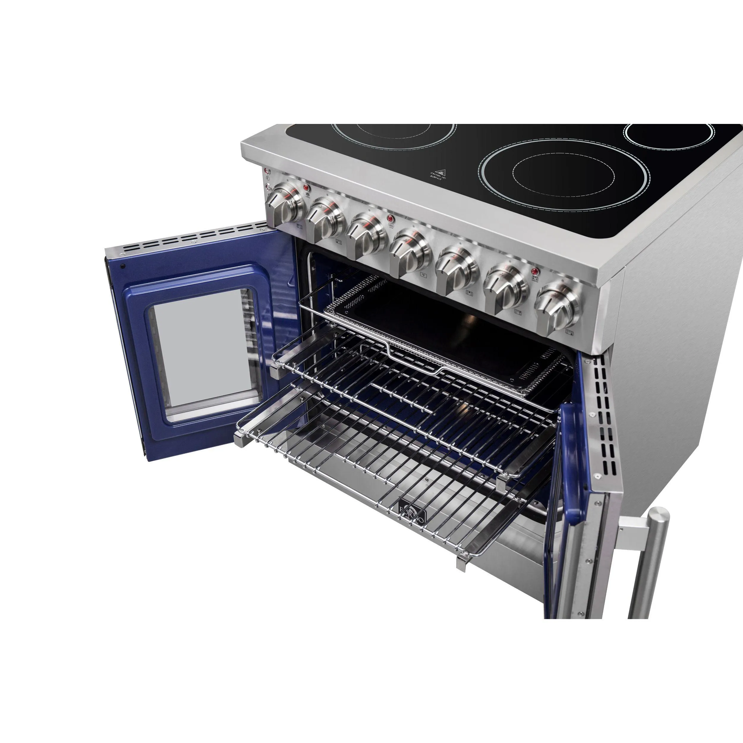 Forno FFSEL695530 Forno Massimo 30" Freestanding French Door Electric Range