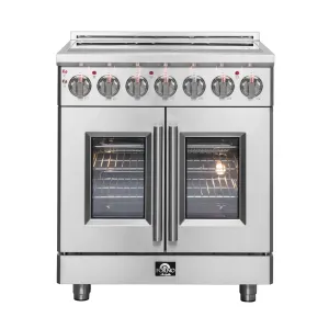 Forno FFSEL695530 Forno Massimo 30" Freestanding French Door Electric Range Freestanding Ranges freestanding dual fuel range 30 inch