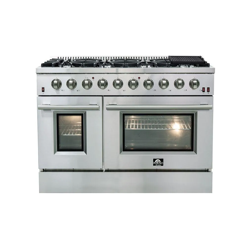 Forno FFSGS624448 Forno Galiano - 48" Freestanding Gas Range Professional Ranges 6 burner professional gas range