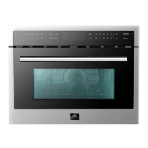 Forno FMWDR309324 Compact Oven 24 Inch 1.6Cu.Ft Wall Ovens convection wall oven with steam assist