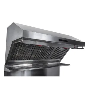 Forno FRHWM502948 Savona - 48" Wall Mount Range Hood Baffle Filter & Back Splash Ventilation Range Hoods high suction kitchen exhaust hood