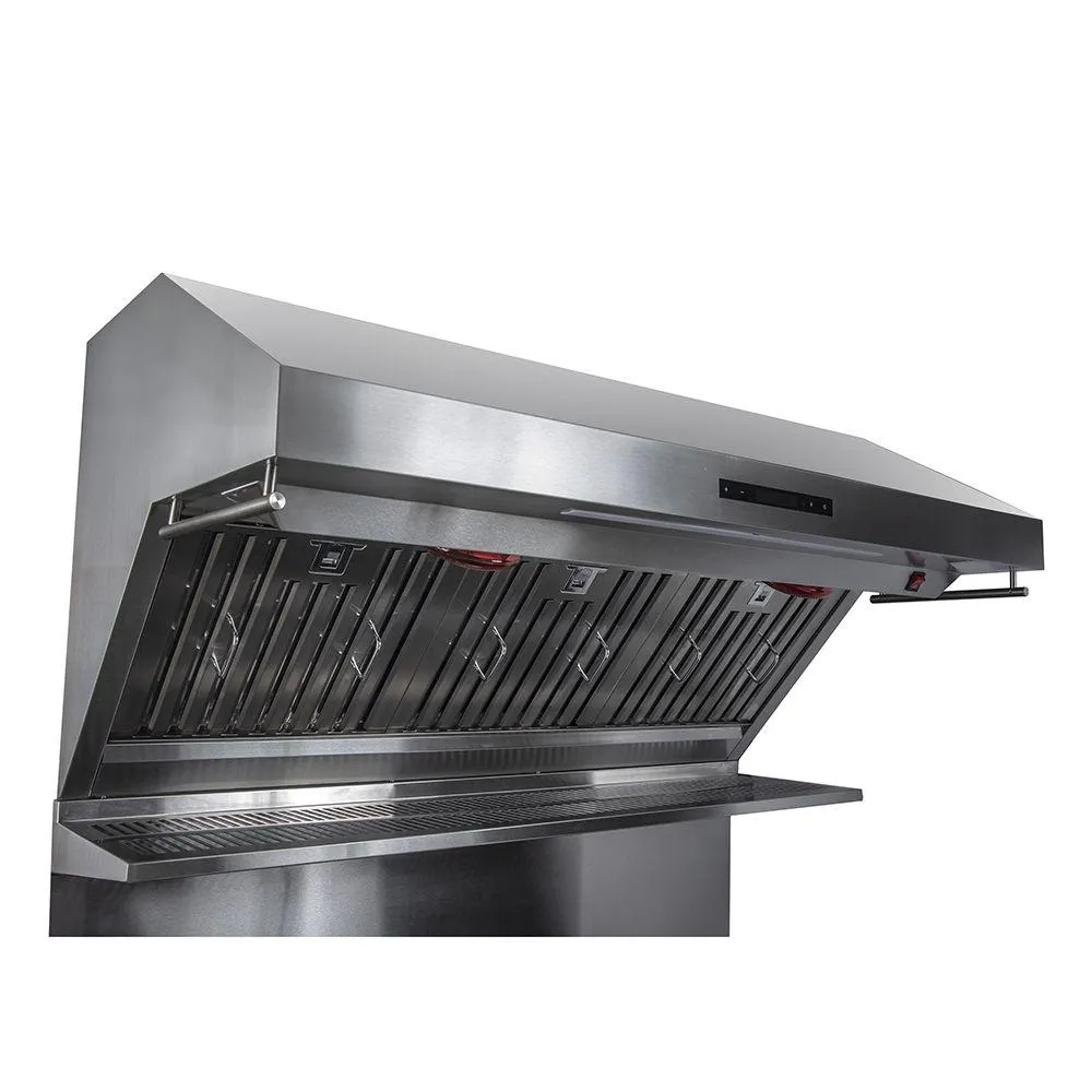 Forno FRHWM502948 Savona - 48" Wall Mount Range Hood Baffle Filter & Back Splash Ventilation Range Hoods high suction kitchen exhaust hood