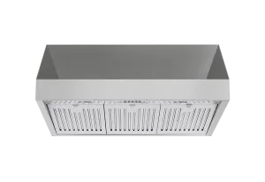 Forzacucina FH3618 36" Professional Wall Hood, 18 Inches Tall Ventilation Range Hoods high suction kitchen exhaust hood