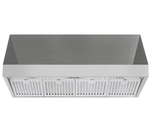 Forzacucina FH4824 48 Inch Professional Wall Mounted Range Hood, 24 Inches Tall Ventilation Range Hoods high suction kitchen exhaust hood