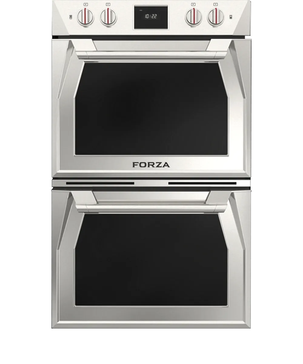 Forzacucina FODP30S 30 Inch Double Dual Convection Electric Wall Oven Double Wall Ovens built-in double oven 30 inch