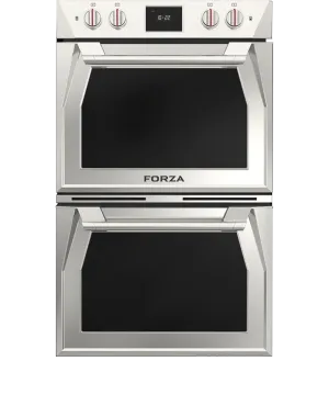 Forzacucina FODP30S 30 Inch Double Dual Convection Electric Wall Oven Double Wall Ovens built-in double oven 30 inch