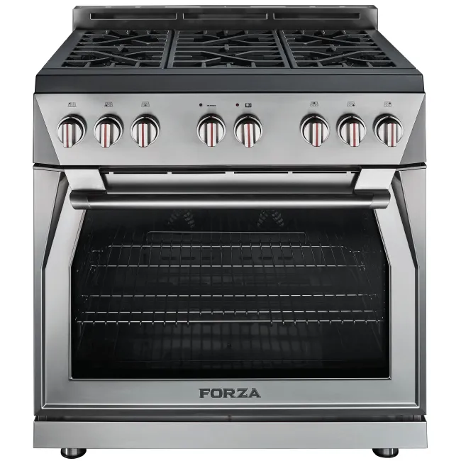Forzacucina FR366GN 36" Professional Gas Range Professional Ranges 6 burner professional gas range