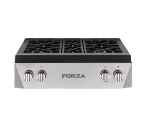Forzacucina FRT304GN 30 Inch Professional Range Top Cooktops 30 inch cooktop online