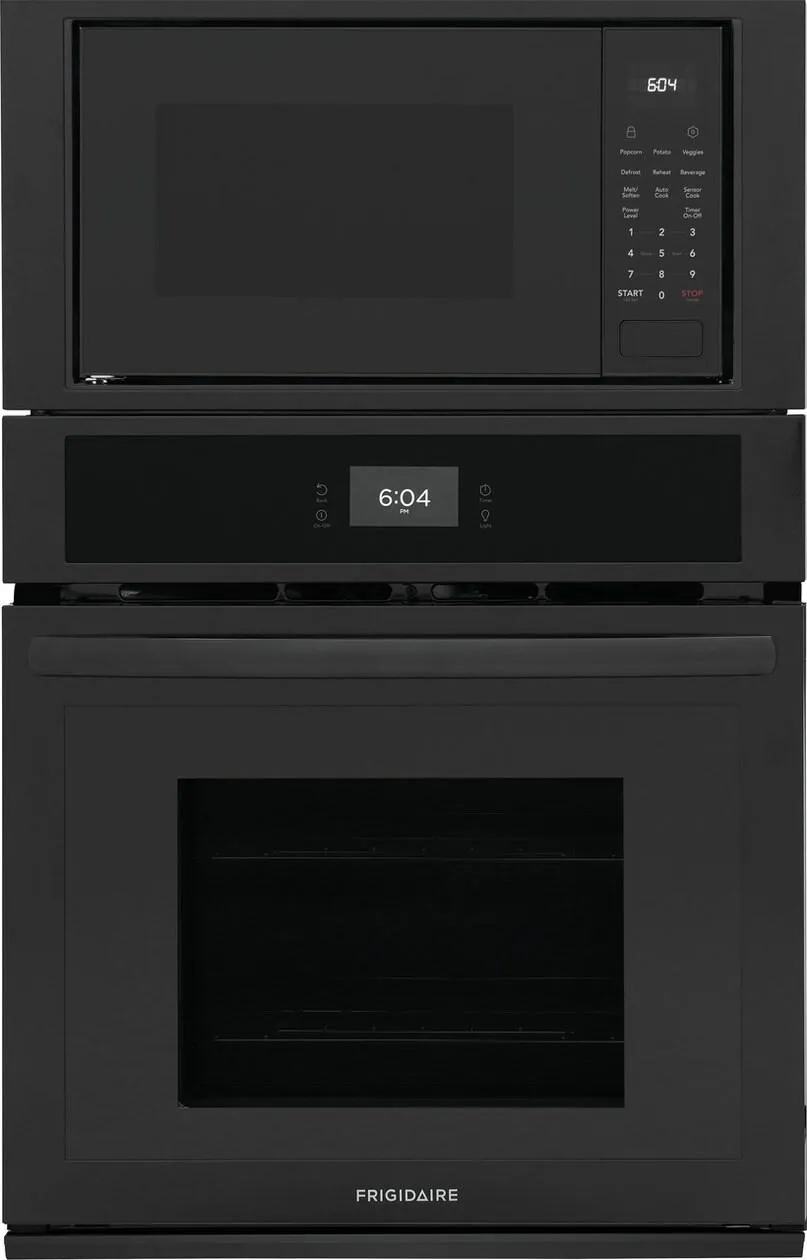 Frigidaire FCWM2727AB Frigidaire 27" Electric Wall Oven/Microwave Combination Microwave Wall Oven Combos built-in oven microwave combo stainless