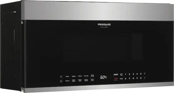 Frigidaire FGBM19WNVF Frigidaire Gallery 1.9 Cu. Ft. Over-The-Range Microwave Microwave Ovens large capacity kitchen microwave