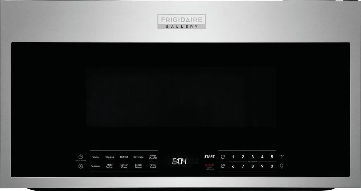 Frigidaire GMOS1964AF Frigidaire Gallery 1.9 Cu. Ft. Over-The-Range Microwave With Sensor Cook Microwave Ovens smart sensor microwave oven
