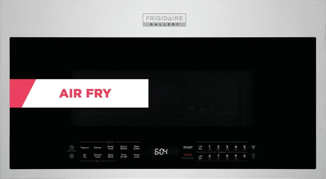 Frigidaire GMOS1968AF Frigidaire Gallery 1.9 Cu. Ft. Over-The Range Microwave With Air Fry Microwave Ovens smart sensor microwave oven