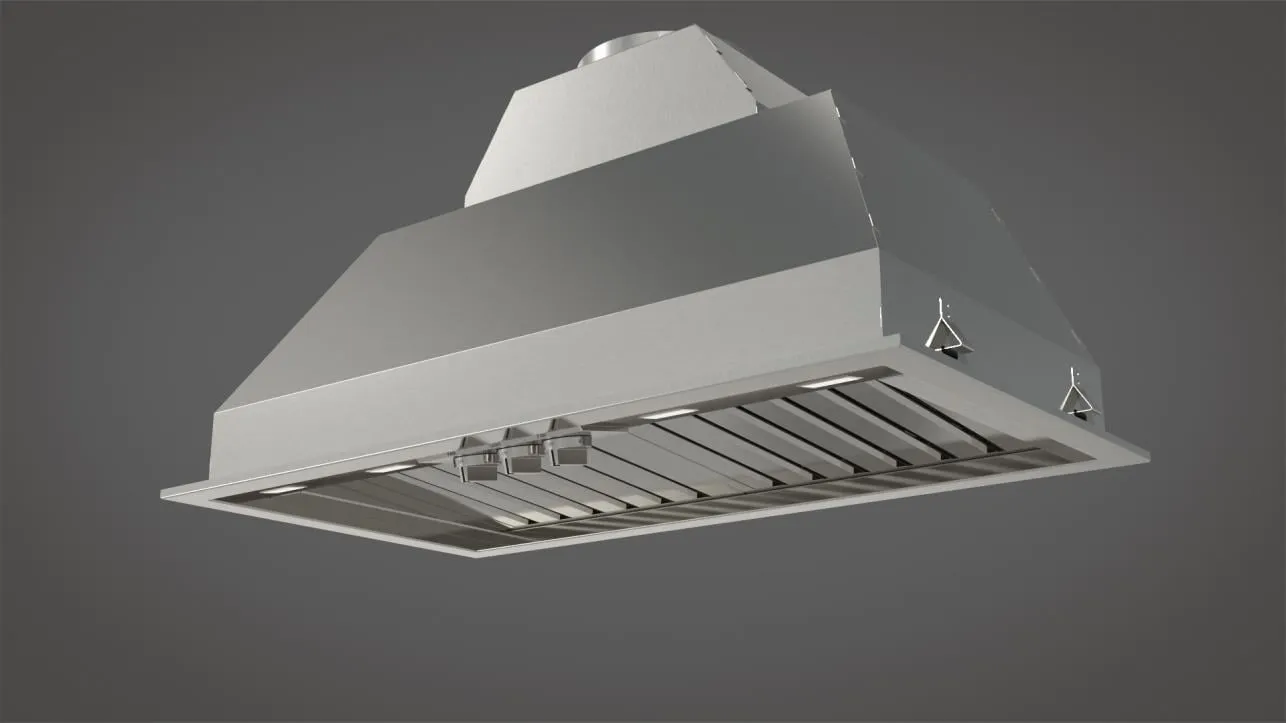 Fulgor Milano F6BP34DS1 36" Pro Insert Hood Ventilation Range Hoods high suction kitchen exhaust hood