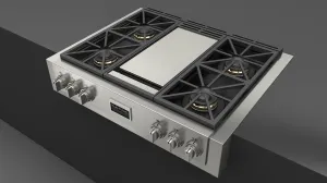Fulgor Milano F6GRT364GS1 Sofia 36" Pro Gas Rangetop With Griddle Gas 4 burner gas range for kitchen