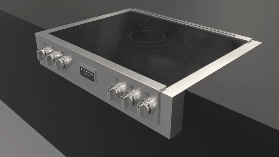 Fulgor Milano F6IRT365S1 36" Induction Range Top Induction portable induction cooktop double burner