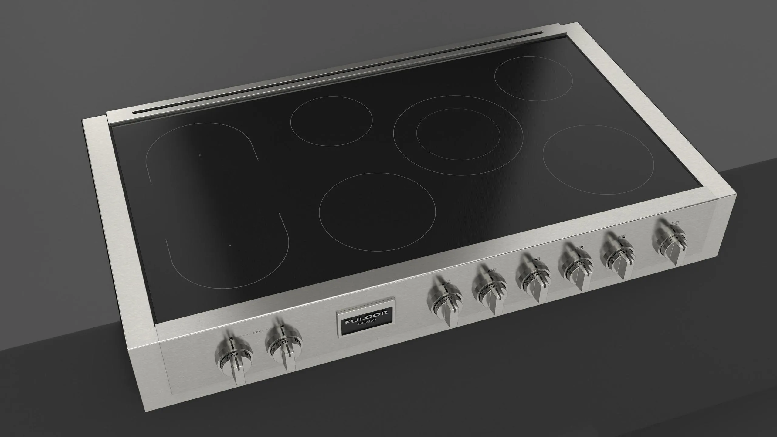 Fulgor Milano F6IRT487S1 Sofia 48 Pro Induction Rangetop - All Glass Electric slide-in electric cooking range