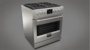 Fulgor Milano F6PDF304S1 30" Dual Fuel Pro Range Professional Ranges 6 burner professional gas range