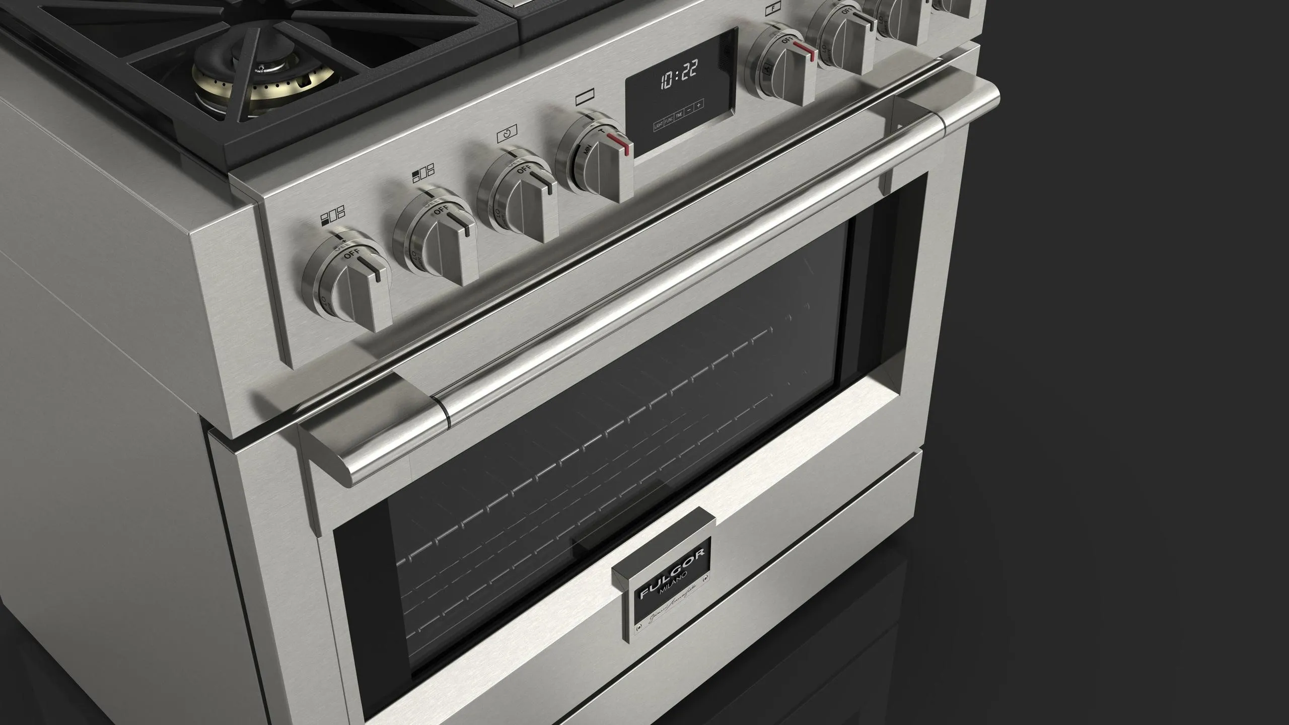 Fulgor Milano F6PGR364GS2 Sofia 36 Pro All Gas Range With Griddle