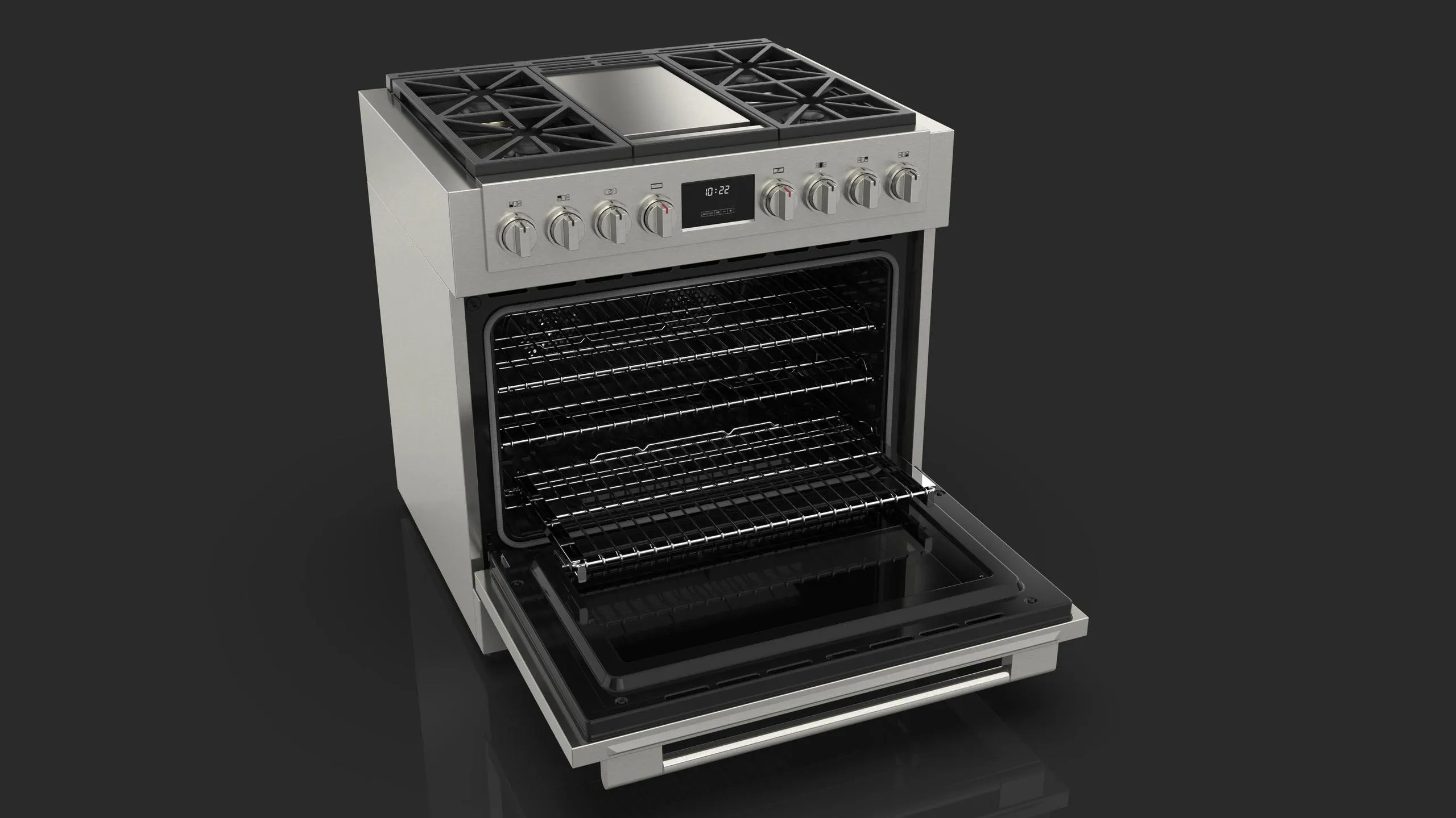 Fulgor Milano F6PGR364GS2 Sofia 36 Pro All Gas Range With Griddle