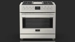 Fulgor Milano F6PGR364GS2 Sofia 36 Pro All Gas Range With Griddle Professional Ranges 6 burner professional gas range