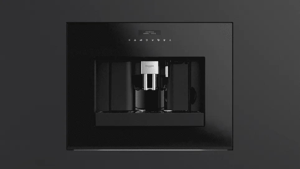 Fulgor Milano F7BC24B1 24" Built-In Coffee Machine - Black Glass Coffee Systems espresso machines for home use