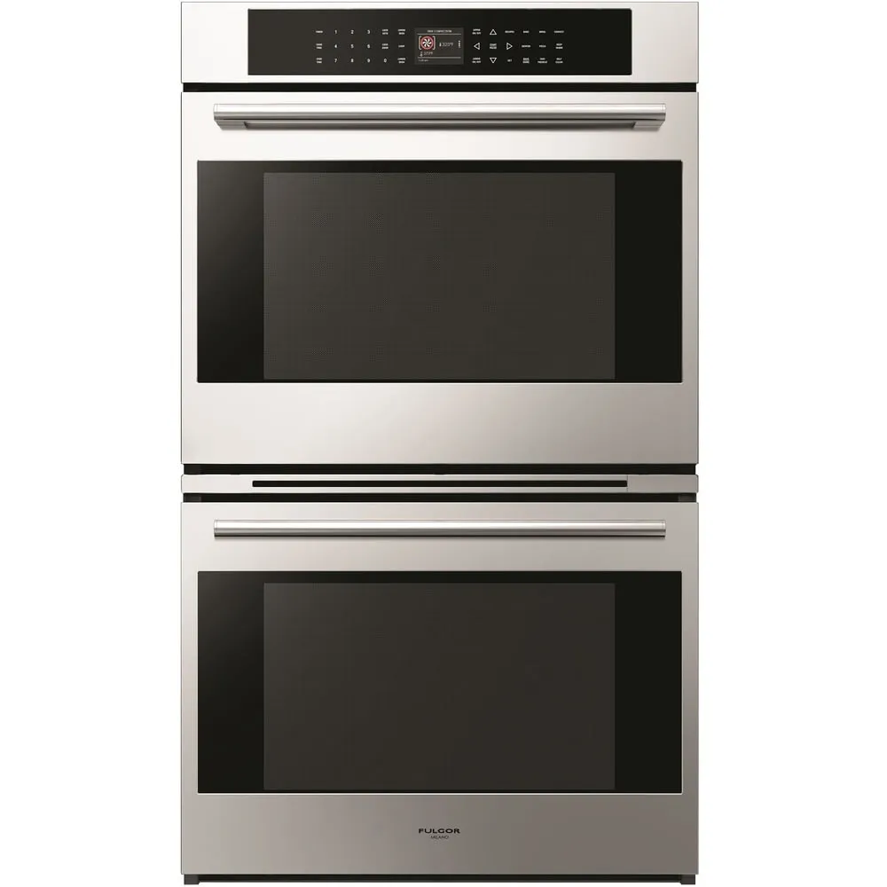 Fulgor Milano F7DP30S1 30'' Self Cleaning Double Wall Oven - Stainless Steel Double Wall Ovens built-in double oven 30 inch