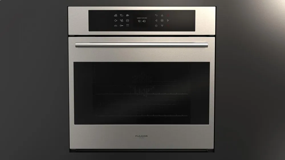 Fulgor Milano F7SP24S1 24" Multifunction Self-Cleaning Oven Single Wall Ovens electric wall oven with convection