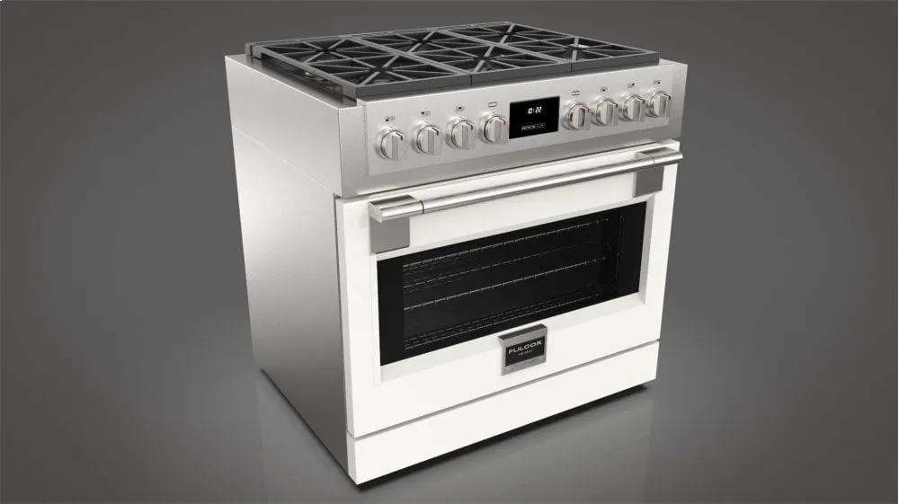 Fulgor Milano PDRKIT36MW 36" Matte White Color Kit Range Accessories drip pans for electric ranges