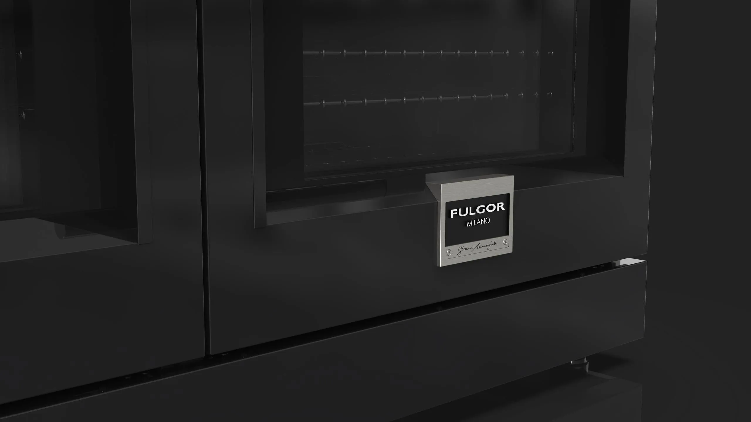 Fulgor Milano PDRKIT48BK 48" Gondola Black Color Kit