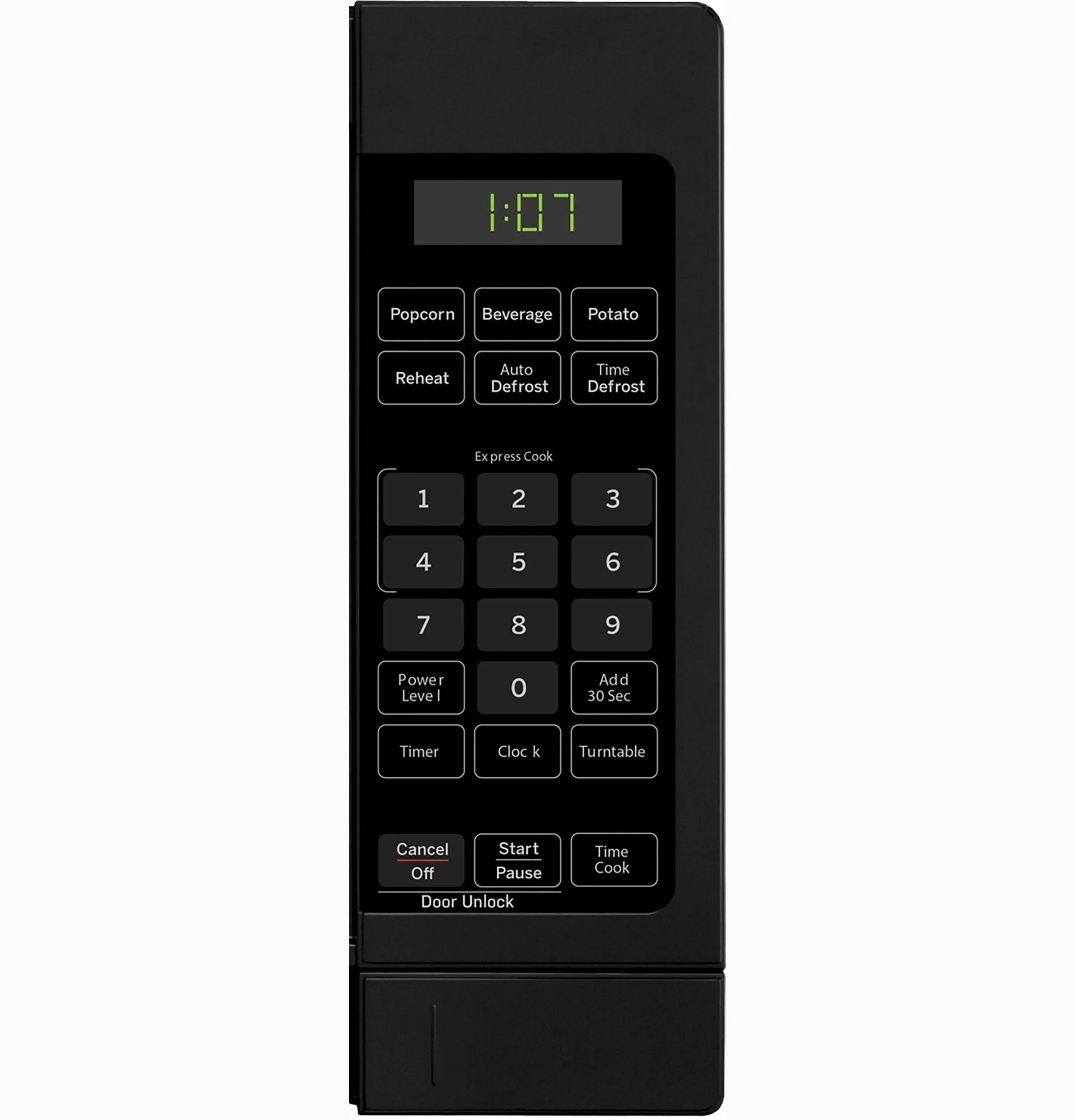 Ge Appliances GCHK07N1WBB Ge 0.7 Cu. Ft. Spacemaker Countertop Microwave Oven