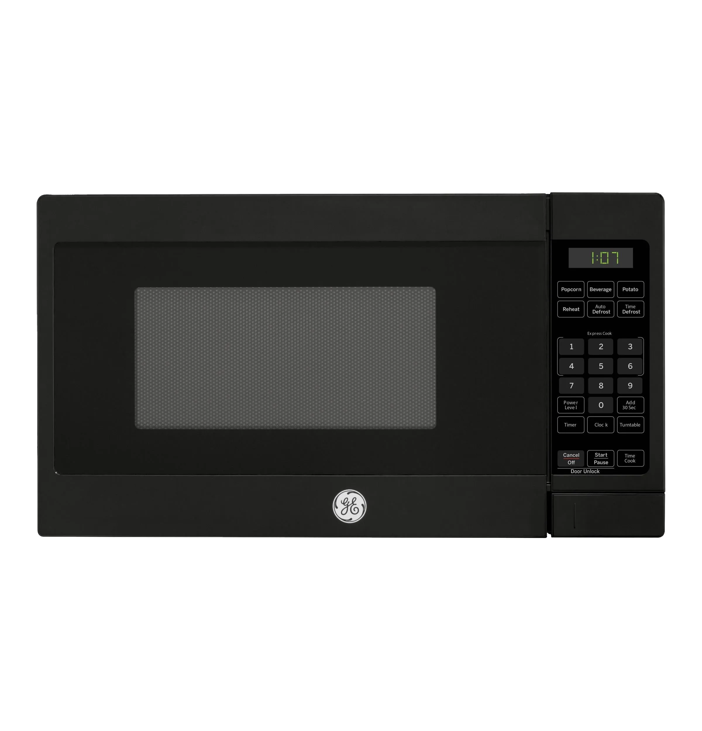 Ge Appliances GCHK07N1WBB Ge 0.7 Cu. Ft. Spacemaker Countertop Microwave Oven Countertop Microwaves compact countertop microwave oven