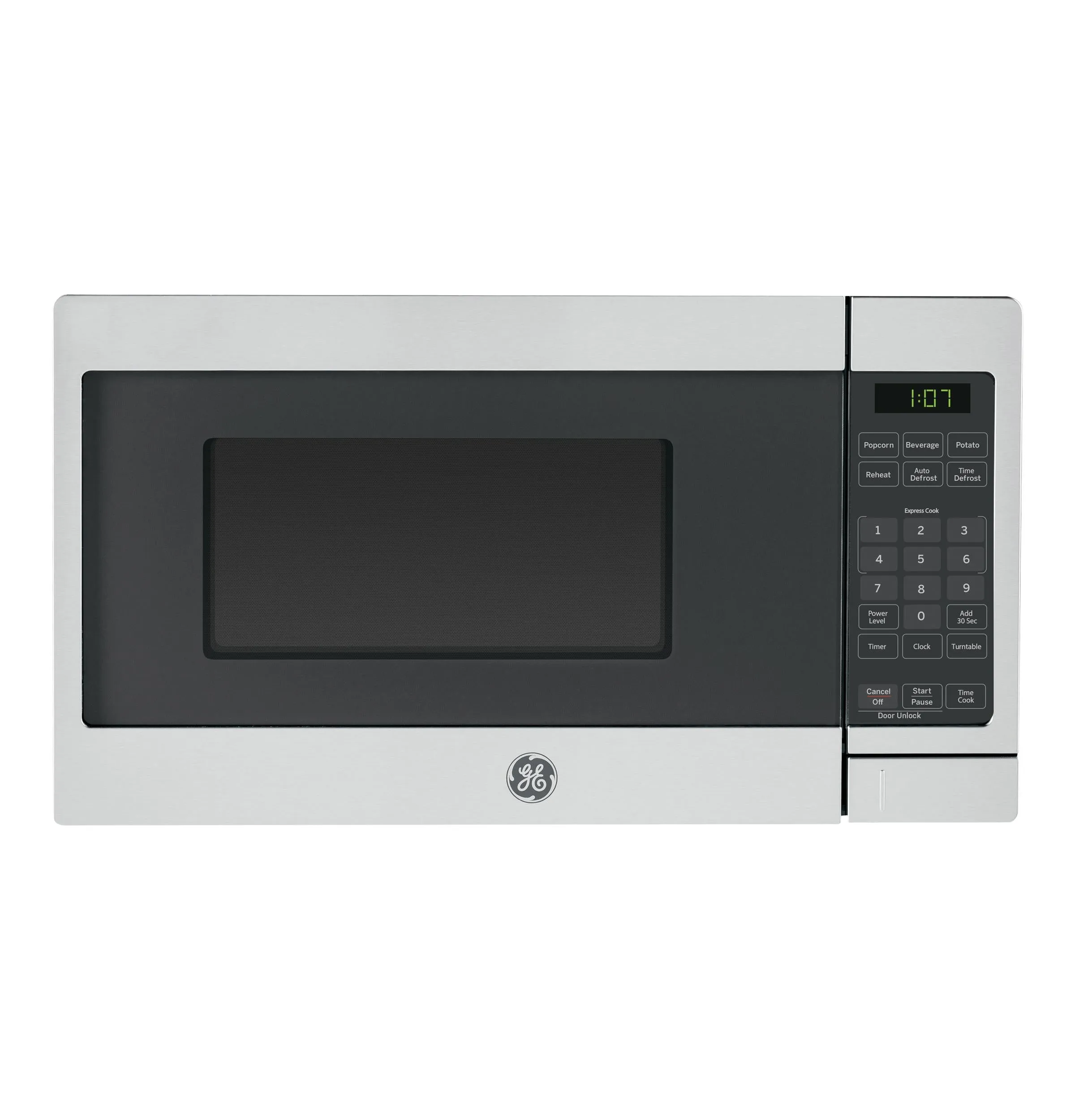 Ge Appliances GCST07N1WSS Ge 0.7 Cu. Ft. Capacity Countertop Microwave Oven Countertop Microwaves compact countertop microwave oven