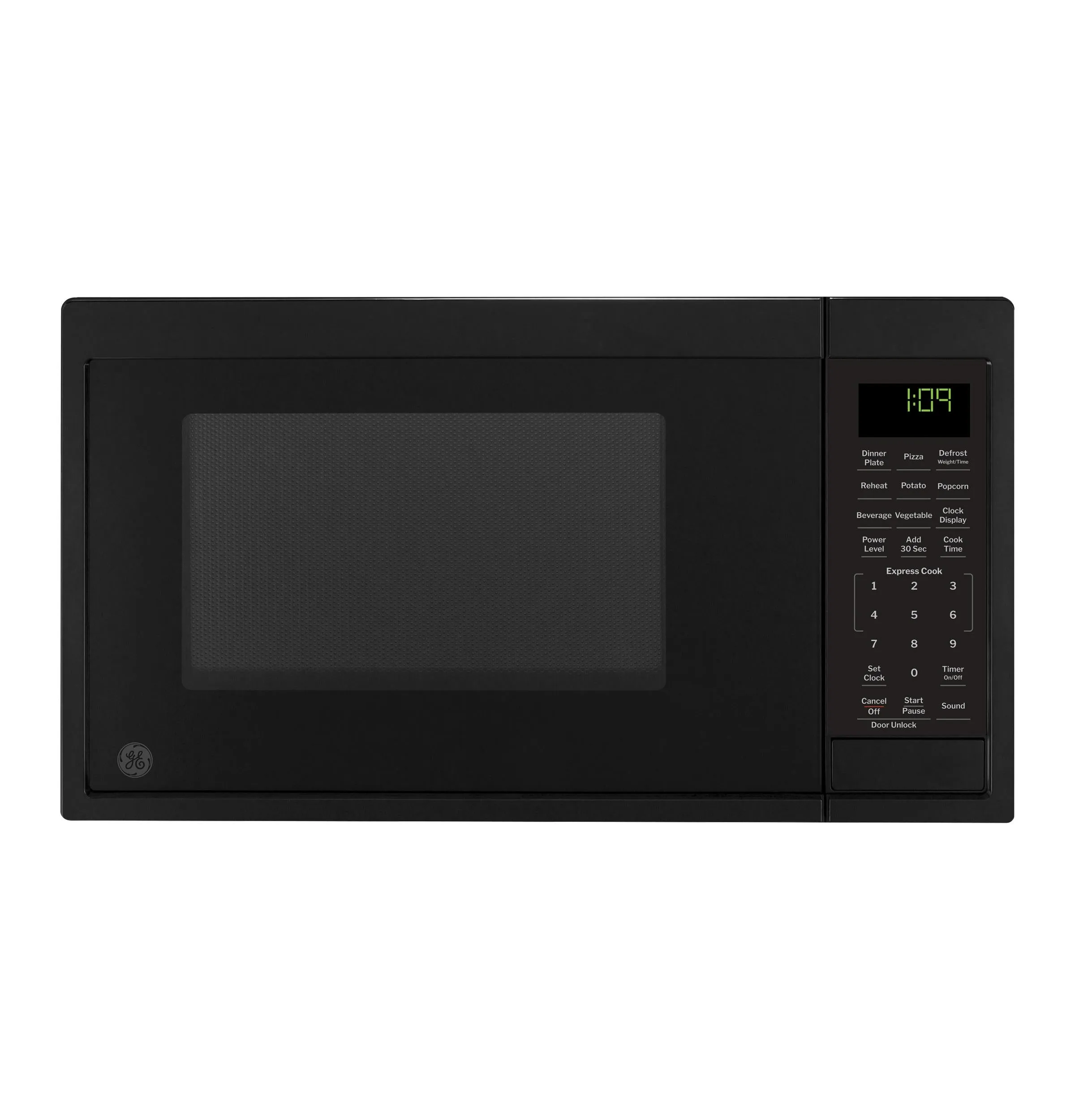 Ge Appliances GCST09N1WBB Ge 0.9 Cu. Ft. Capacity Countertop Microwave Oven Countertop Microwaves compact countertop microwave oven