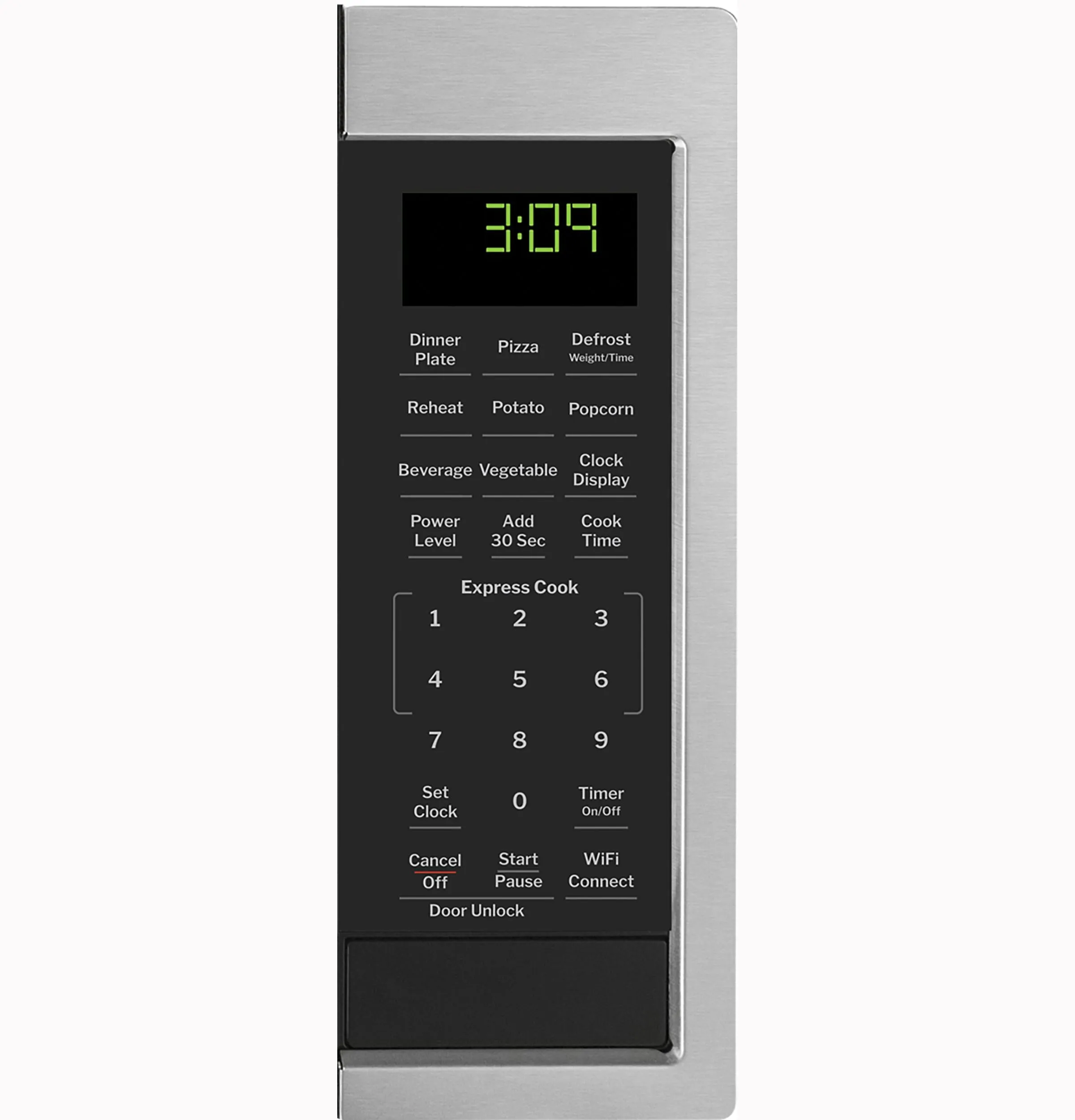 Ge Appliances GCST09U1WSS Ge 0.9 Cu. Ft. Capacity Smart Countertop Microwave Oven With Scan-To-Cook Technology