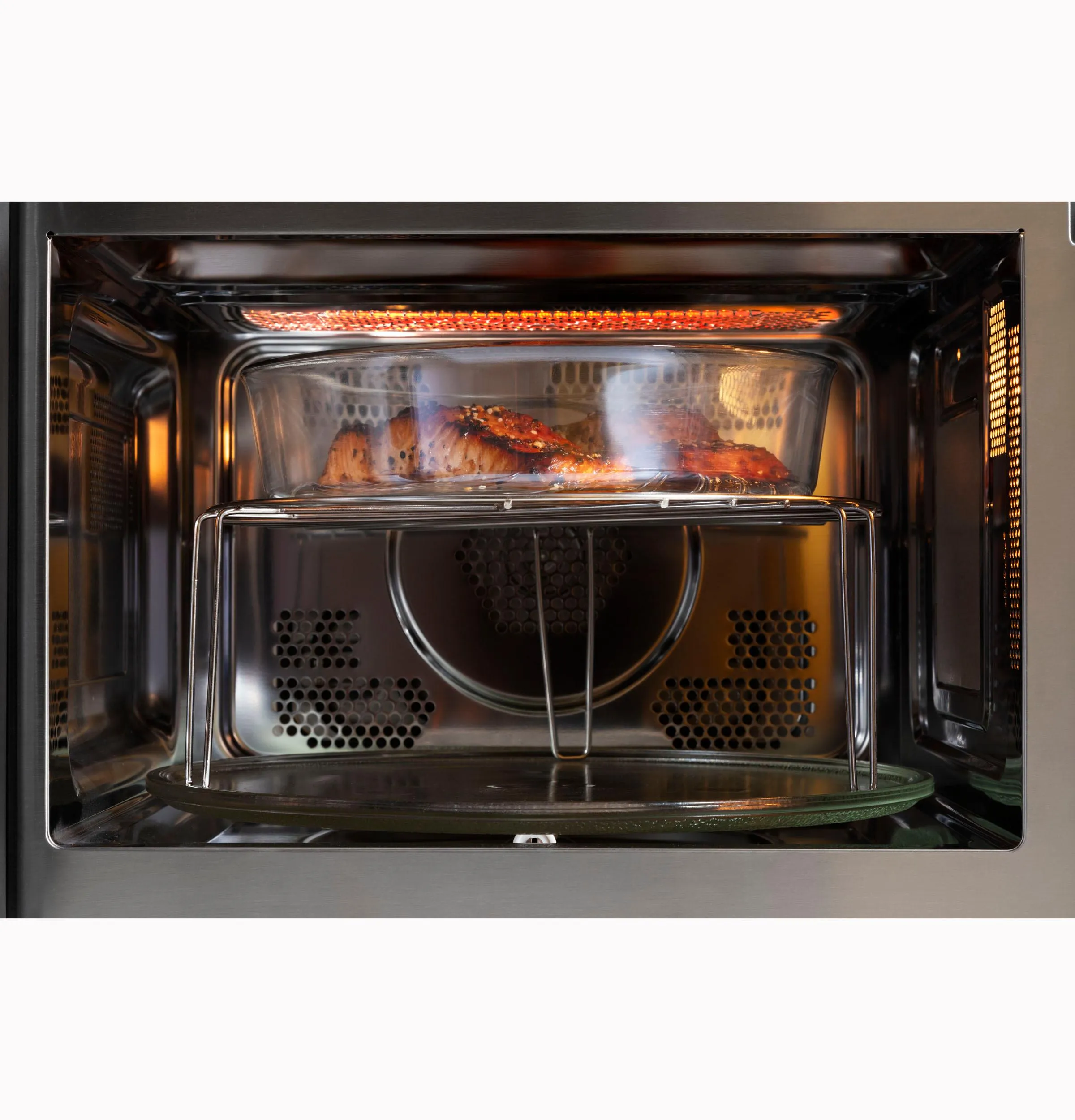 Ge Appliances GCST10A1WSS Ge 1.0 Cu. Ft. Capacity Countertop Convection Microwave Oven With Air Fry