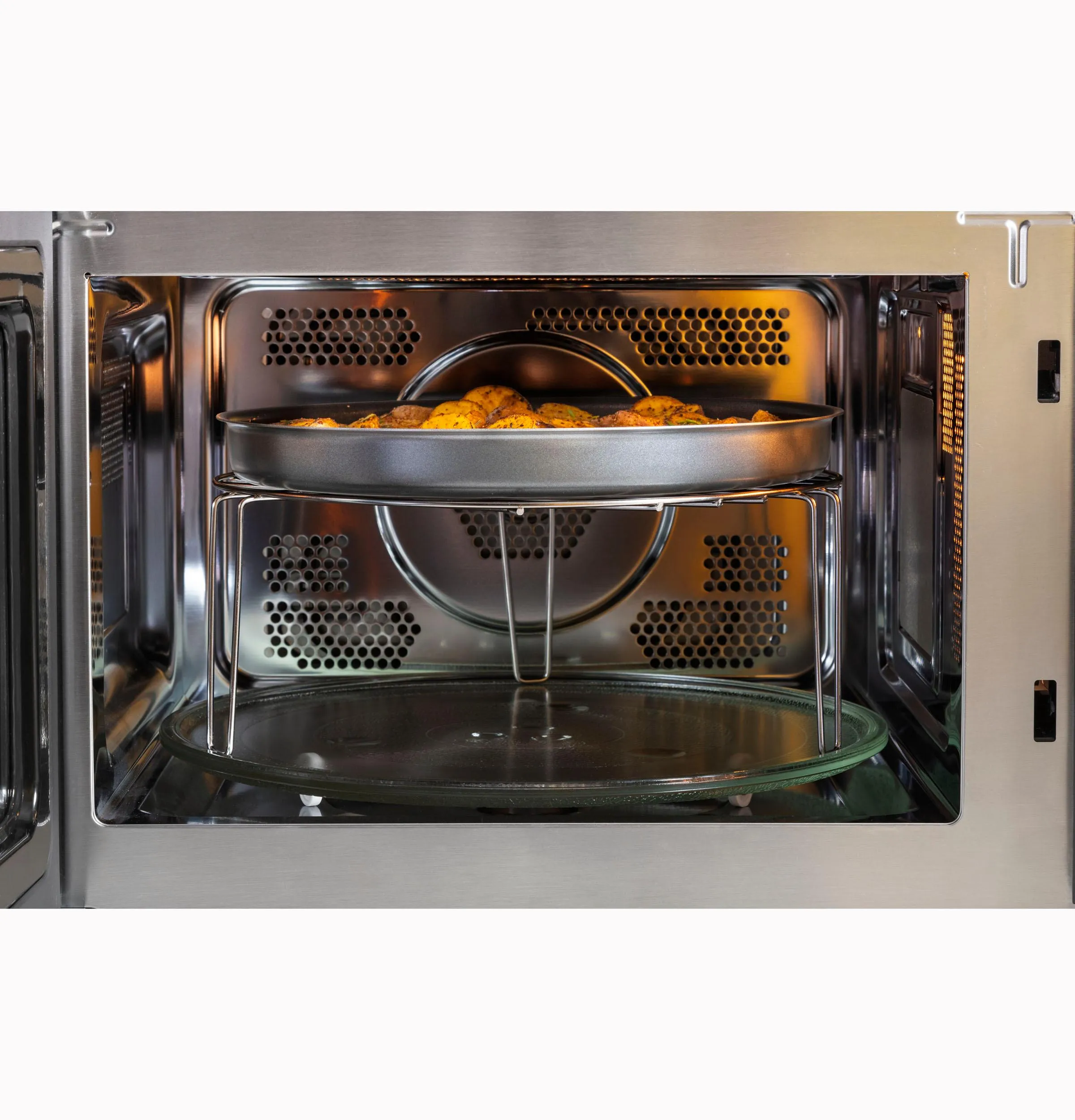 Ge Appliances GCST10A1WSS Ge 1.0 Cu. Ft. Capacity Countertop Convection Microwave Oven With Air Fry