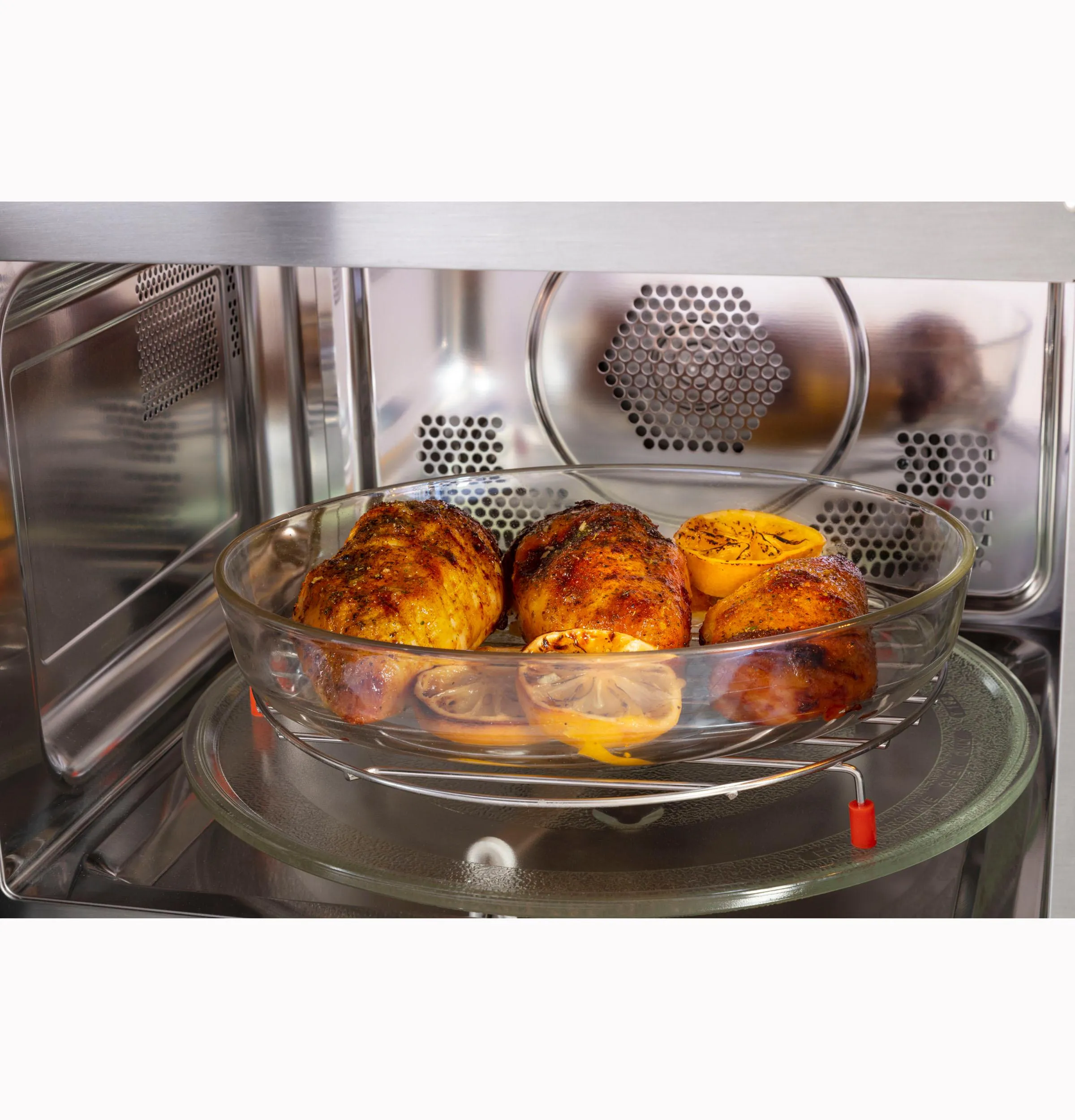 Ge Appliances GCST10A1WSS Ge 1.0 Cu. Ft. Capacity Countertop Convection Microwave Oven With Air Fry