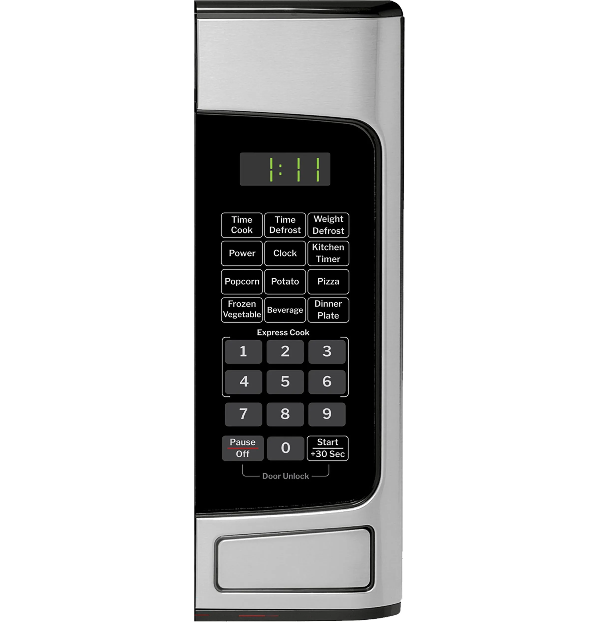 Ge Appliances GCST11N1WSS Ge 1.1 Cu. Ft. Capacity Countertop Microwave Oven