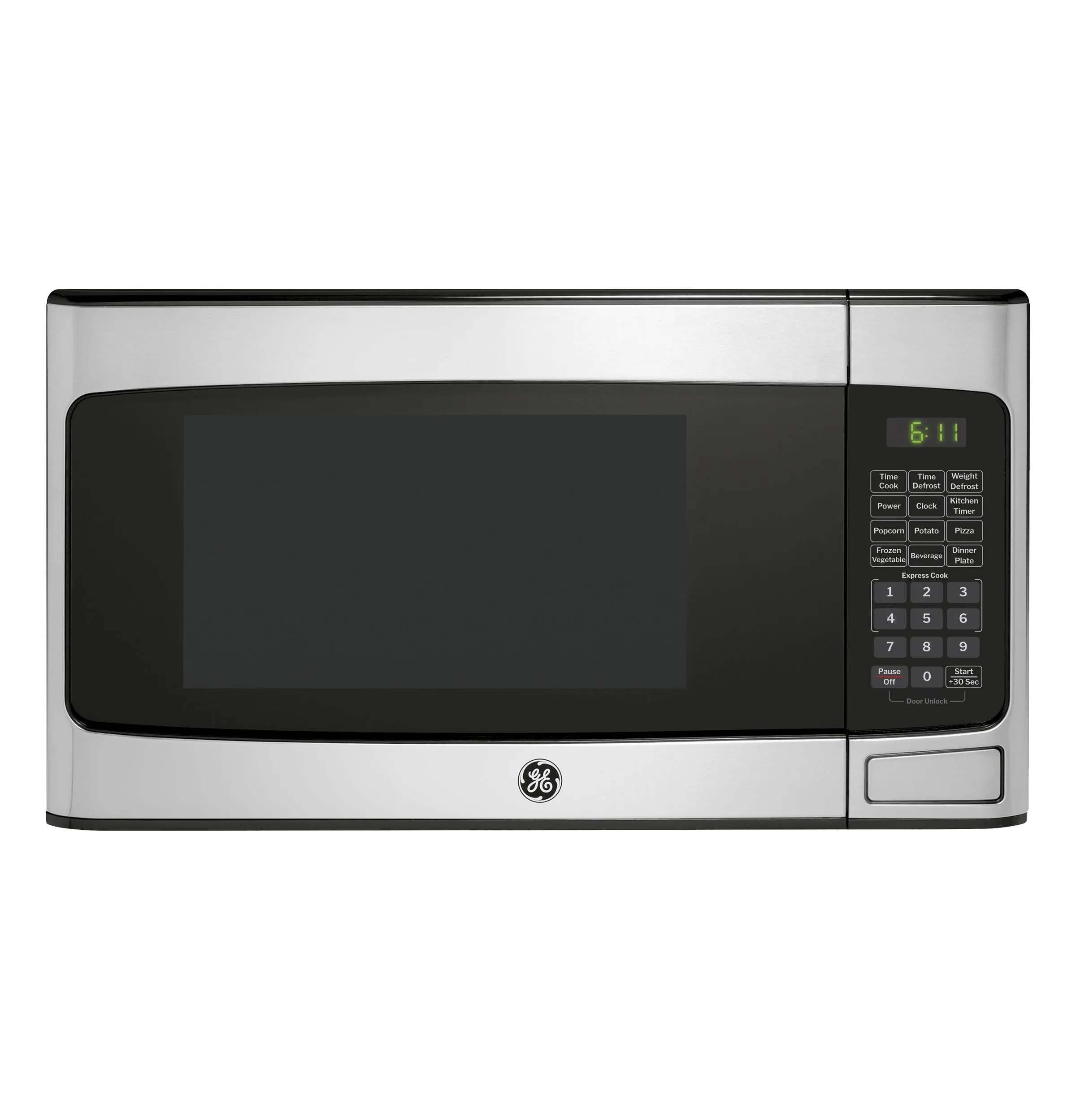 Ge Appliances GCST11X1WSS Ge 1.1 Cu. Ft. Capacity Countertop Microwave Oven Countertop Microwaves compact countertop microwave oven