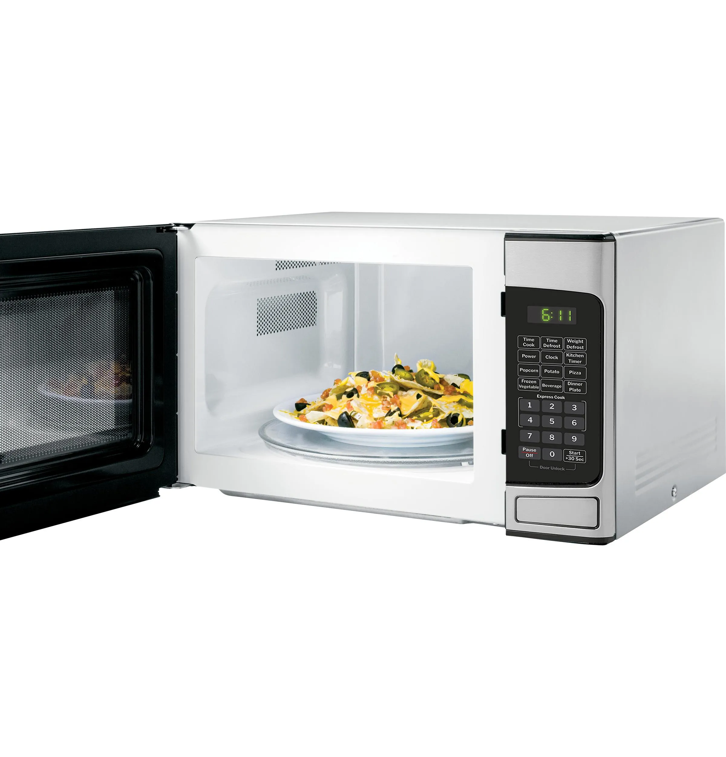 Ge Appliances GCST11X1WSS Ge 1.1 Cu. Ft. Capacity Countertop Microwave Oven