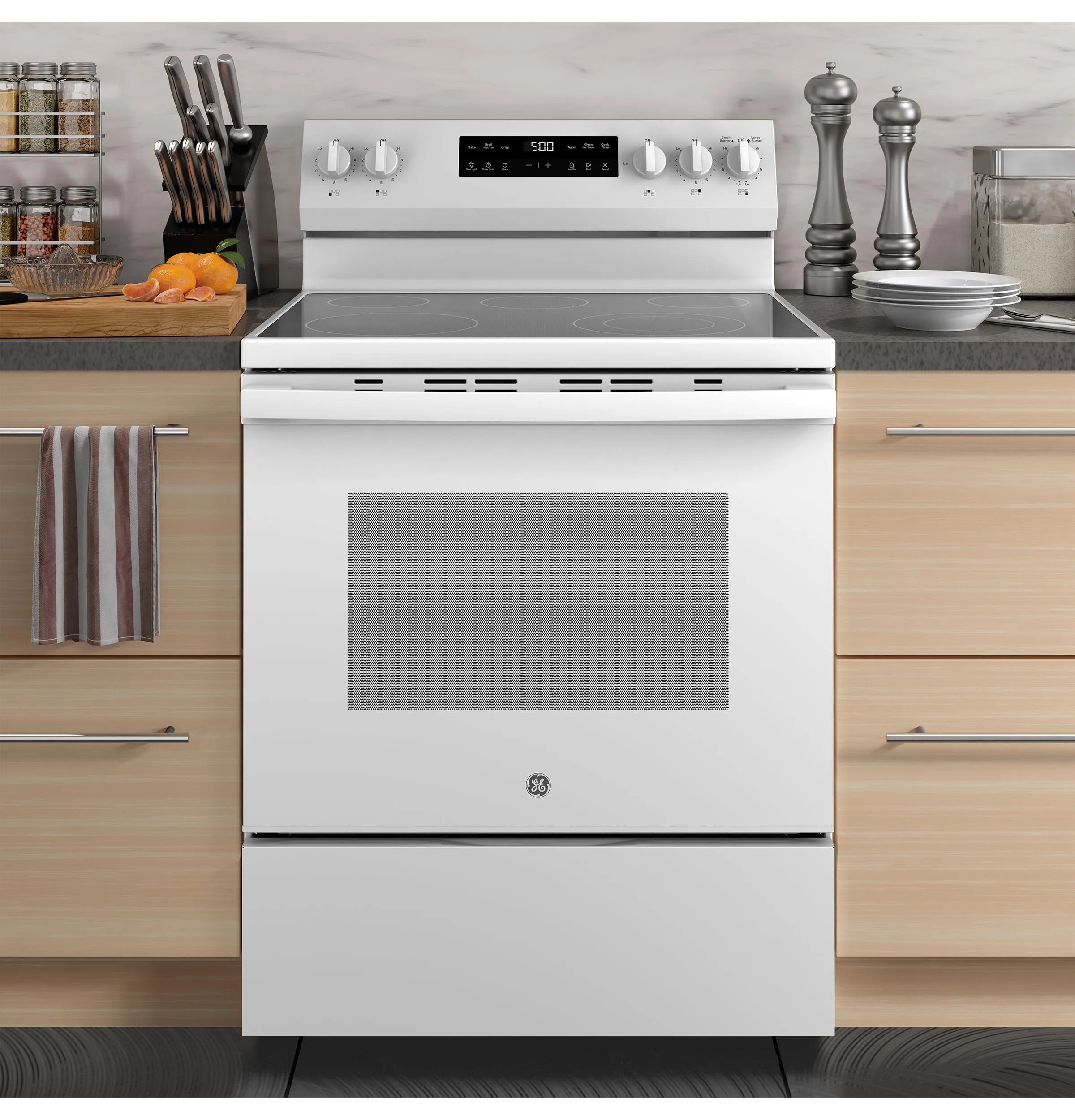 Ge Appliances GRF500PVWW Ge? 30" Free-Standing Electric Range