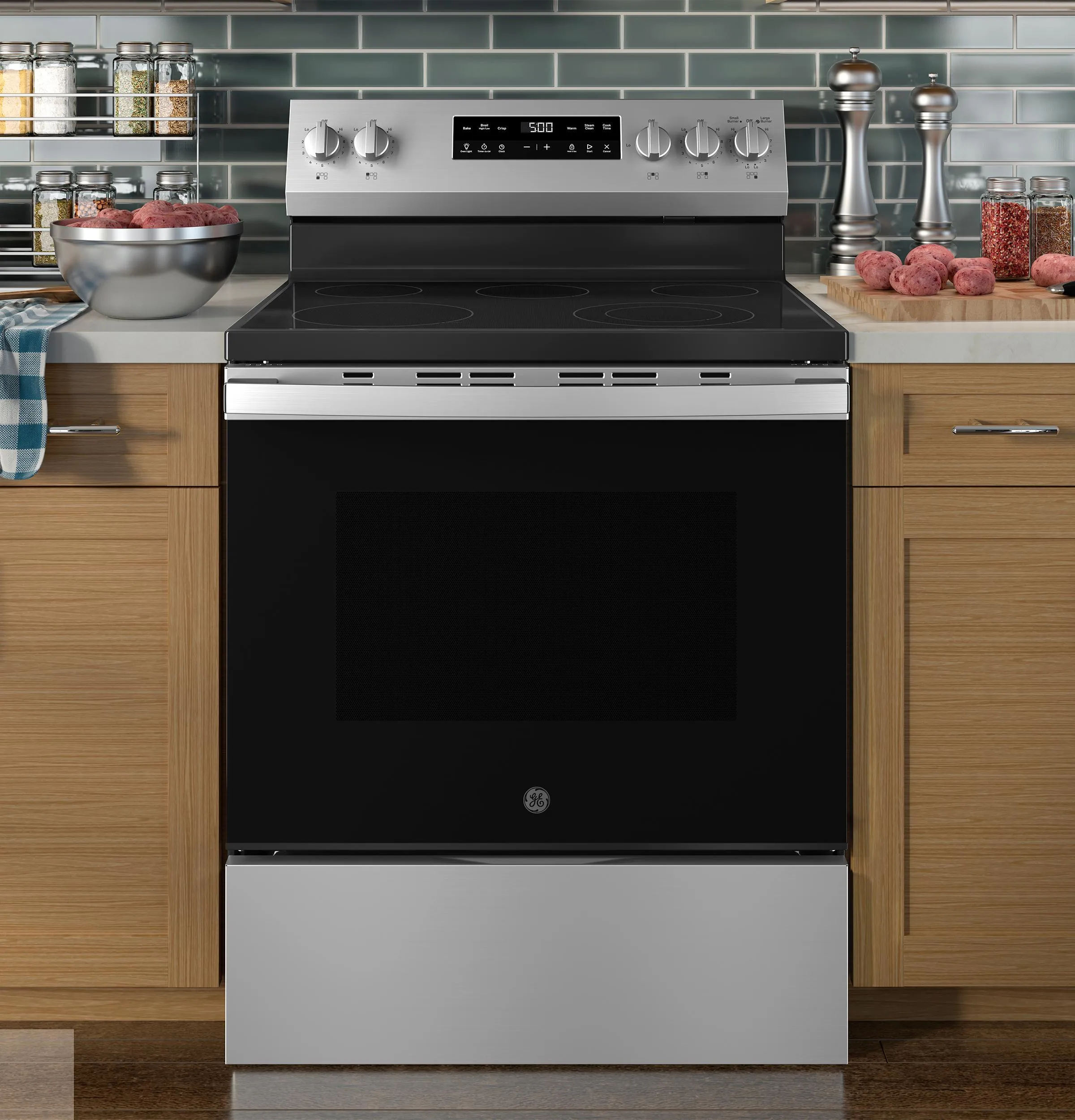 Ge Appliances GRF500SVSS Ge? Energy Star? 30" Free-Standing Electric Range With Crisp Mode