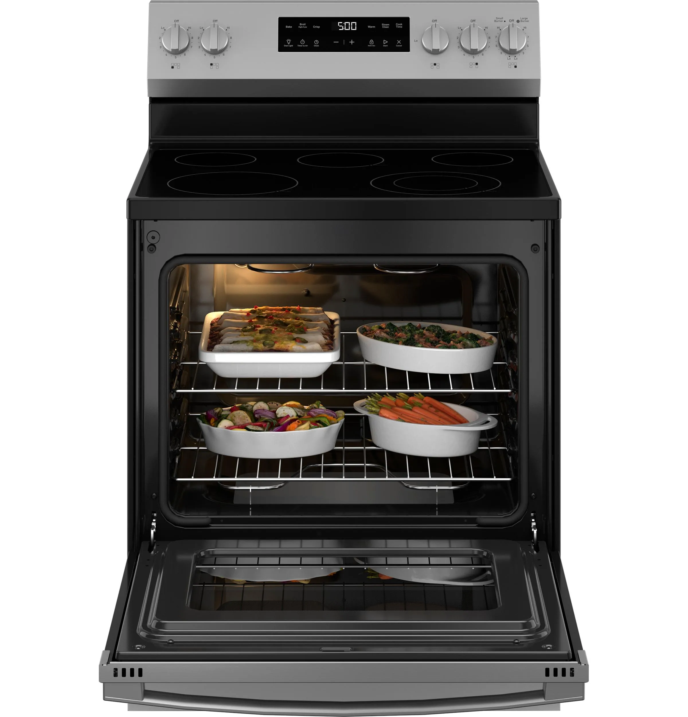Ge Appliances GRF500SVSS Ge? Energy Star? 30" Free-Standing Electric Range With Crisp Mode